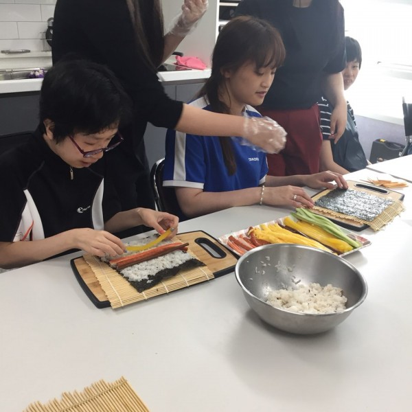 김밥만들기