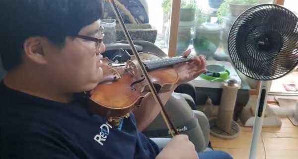 김현강사님 바이올린 연습
