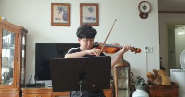 박세준강사님 바이올린 연습