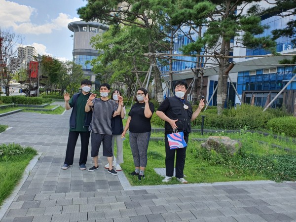 복지관 인근 산책