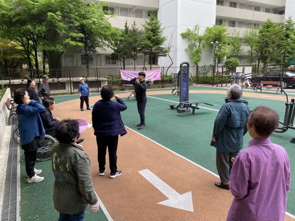 매주목요일10시진행되는건강체조