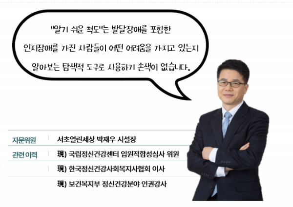 쉬운 정보화 척도의 타당성을 검증하기 위해 실시한 정신건강 전문위원 검수자문 결과