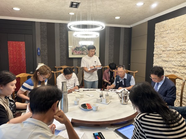 운영위원회 과장님 진행모습