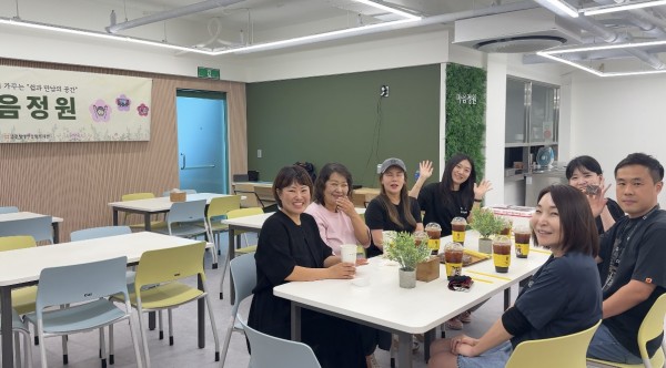 응원해주는 보호자 모습