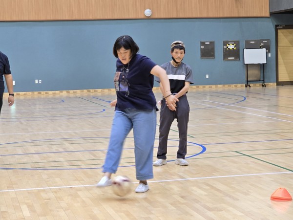 축구공 차는 모습