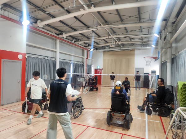 배드민턴 실습전경