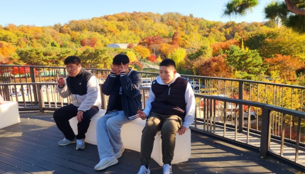 마지막 코스 전망대에서 바라 본 단풍이 최고네요