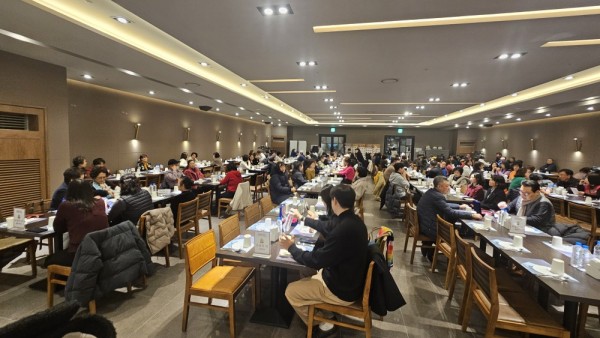 송년행사에 참석한 활동지원사들