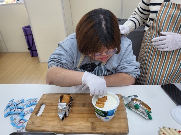 치즈케잌만들기에 집중해요