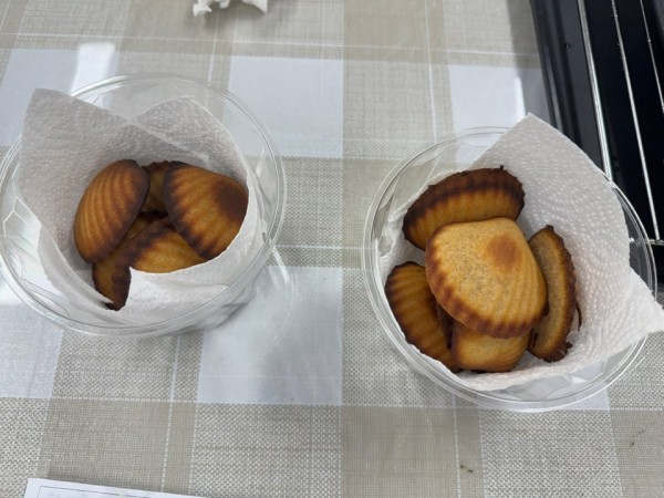 이쁘게 완성된 버터떡 모습