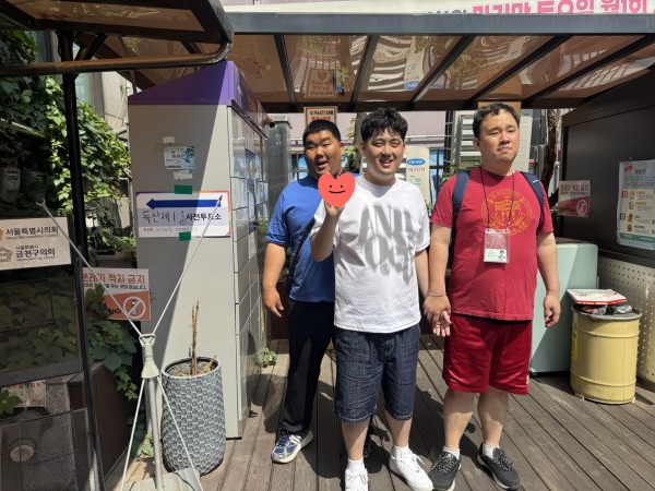 금빛4실 사전투표를 마치고 찰칵