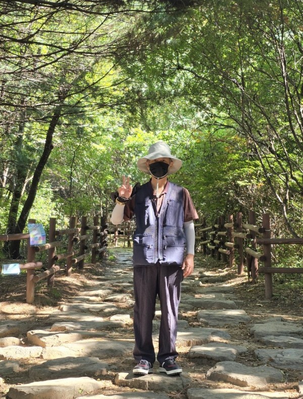 산책하다가 찍은 나의 모습