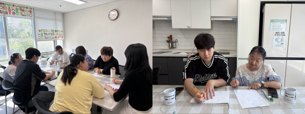주차별 활동에 대해 논의하고 신규발굴 장소와 모니터링 장소를 찾아보는 모습