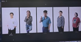 마음치유사진 프로그램으로 찍은 참여자의 개별 모습